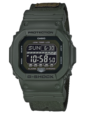 CASIO G-SHOCK นาฬิกาข้อมือ นาฬิกากันน้ำ นาฬิกาของแท้ ประกันศูนย์ CMG 1 ปี รุ่น GLS-5600CL-3 นาฬิกาสีเขียว