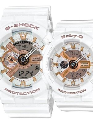 CASIO LOVESET นาฬิกาข้อมือ นาฬิกากันน้ำ นาฬิกาของแท้ ประกันศูนย์ CMG 1 ปี รุ่น LOV-15A-7A นาฬิกาสีขาว