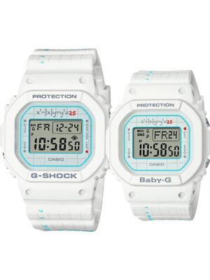 CASIO LOVESET นาฬิกาคาสิโอ นาฬิกาข้อมือ นาฬิกากันน้ำ นาฬิกาของแท้ ประกันศูนย์ CMG 1 ปี รุ่น LOV-21B-7 นาฬิกาสีขาว