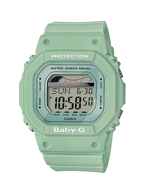 CASIO BABY-G นาฬิกาข้อมือ นาฬิกากันน้ำ นาฬิกาของแท้ ประกันศูนย์ CMG 1 ปี รุ่น BLX-560-3D นาฬิกาสีเขียว