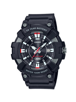 CASIO นาฬิกาคาสิโอ นาฬิกาข้อมือ นาฬิกากันน้ำ นาฬิกาของแท้ ประกันศูนย์ CMG 1 ปี รุ่น MW-610H-1AV นาฬิกาสีดำ