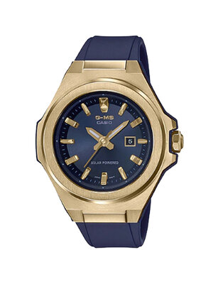 CASIO G-MS นาฬิกาข้อมือ นาฬิกากันน้ำ นาฬิกาของแท้ ประกันศูนย์ CMG 1 ปี รุ่น MSG-S500G-2A นาฬิกาสีน้ำเงิน