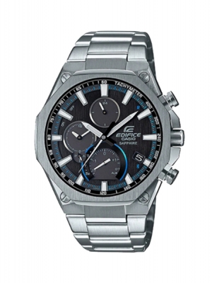 CASIO EDIFICE นาฬิกาข้อมือ นาฬิกากันน้ำ นาฬิกาของแท้ ประกันศูนย์ CMG 1 ปี รุ่น EQB-1100D-1A นาฬิกาสีเงิน