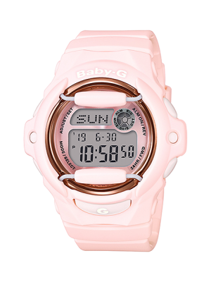 CASIO BABY-G นาฬิกาข้อมือ นาฬิกากันน้ำ นาฬิกาของแท้ ประกันศูนย์ CMG 1 ปี รุ่น BG-169G-4B นาฬิกาสีชมพู