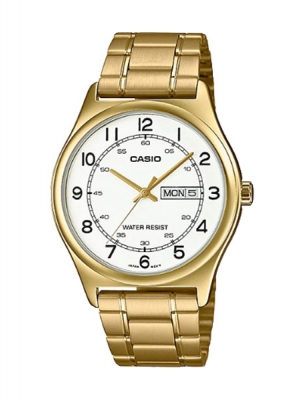CASIO แจ้ง ชื่อ ที่อยู่ และเบอร์โทรผู้รับให้แอดมินด้วยนะคะ MTP-V006G-7B นาฬิกาสีทอง