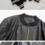 แจ็คเก็ตหนัง เสื้อหนัง สีดำ แต่งอักษรตัวM แพทเทินสวย แบรนด์ MIRANDA&MOCA เท่ห์มากคะ SIZE S/M/L