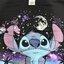 Stitch sweatshirt สติช สเวตเตอร์ สีดำ SWEATSHIRT สเวตเตอร์ สเวตเชิ้ต แนวเสื้อเบสบอล Mickey สีทูโทน DISNEY มิคกี้ Classic สำเนา สำเนา ทูโทน