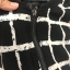 Zara เสื้อนอก เสื้อคลุมลายตาราง พื้นดำ เนื้อผ้าหนังไก่ แบรนด์ZARA ดำ