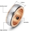 แหวนผู้ชาย แหวนเงิน ตัดขอบ ทอง Rose gold ดำ แกะลาย อักษร อังกฤษ ไม้กางเขน แหวนฝังแม่เหล็ก ปรับสมดุล 259922