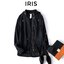 IRIS เสื้อคลุม เสื้อฮู้ดสีดำ เสื้อนอกแนวทหาร แต่งอาร์ม แบรนด์ IRIS แพทเทินสวย เท่ห์มาก (ฮู้ดพับเก็บได้)คะ Size S/M/L/XL เขียว