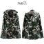 rue เสื้อนอก เสื้อคลุมลายพราง ทหาร คาโม camo flag แต่งหมวกฮูท (ฮูทถอดได้คะ)แบรนด์เนม RUE ญี่ปุ่น แท้ 100% แบบ สวย ทรงเท่ห์ ใส่สบายมากๆคะ Size S/M ลายพราง