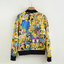 เสื้อแจ็คเก็ต The simpson เดอะซิมป์สันส์ colorful DISNEY GOLF ลายการ์ตูนมิคกี้ งาน DISNEY Golf สำเนา ดำ