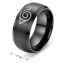 แหวนผู้ชาย สีดำ Stainless Steel สลักลาย สัญลักษณ์ นินจา ในการ์ตูน นารูโตะ แคว้นไฟ ฮิโนะคุนิ แหวนแบบ เท่ ๆ สวยหรู หายาก 566361