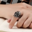 แหวนผู้ชาย แหวนเงิน แหวน เท่ ๆ Stainless Steel 316L แหวน หัวกะโหลก หน้าบุบ หน้าย่น สไตล์ ร็อค พั้งค์ แบบ อาร์ท ๆ แหวนร็อคเกอร์ หายาก 538205