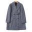 Zara เสื้อโค้ดกันหนาว เสื้อกันหนาว overcoat โค้ทวูล สีเทา สักหลาด ผสมวูล คอปก กระดุมสองแถว แบรนด์ ZARA เทา