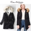 Miss selfridge เสื้อโค้ท โค้ทฮูทเฟอร์ กันหนาว สีดำ แบรนด์ Miss Selfridge ซับขนอุ่นสีขาวด้านใน (เฟอร์ถอดได้คะ) size M/L ดำ