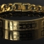 สร้อยข้อมือผู้ชาย สีทอง สร้อยข้อมือ 316L Stainless steel ทอง 18 K ลายโซ่ทอง แกะลาย Jesus ไม้กางเขน สร้อยข้อมือโซ่ทอง ใส่ออกงาน 114430