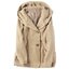 โค้ทฮู้ด เสื้อกันหนาวสักหลาดวูล ทรงPEA COAT แบรนด์ earth Music &Ecology (JAPAN) เทา