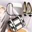 กระเป๋าหนังแบรนด์ดัง อเมริกา PACSUN กระเป๋าสะพายข้างสีขาวดำ size 25x20x8 cm