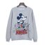 Disney เสื้อสเวตเตอร์ สีเทา สกรีนลายMICKEY งานDISNEY สำเนา เทาอ่อน
