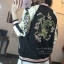 เสื้อแจ็คเก็ต เสื้อนอก เสื้อคลุม เสื้อเบสบอล แต่งลายปัก สไตล์วินเทจ ใส่ได้2 ด้าน นอก-ใน แบรนด์เนมญี่ปุ่น