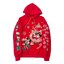 เสื้อฮู้ด มิคกี้ สีแดง HOODIE Merry Christmas Sweatshirt Disney เสื้อMICKEY christmas Minnie สีขาว Winnie the pooh แขนยาว สีครีม ลายการ์ตูน DISNEYงานสวย มากคะ สำเนา แดง