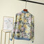 เสื้อแจ็คเก็ต เสื้อคลุม ลายดอก ปลายแขนจั๊ม สำเนา ลายดอก
