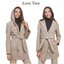 Love tree เสื้อโค้ทกันหนาว เสื้อโค้ทฮู้ด overcoat belt coat โค้ทวูล สีชมพู แบรนด์ LOVE TREE สำเนา ชมพู