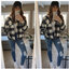 Love tree เสื้อโค้ท กันหนาว LOVE TREE plaid SHERPA LINE checked winter jacket สีแดงดำ แบรนด์ Love tree สำเนา แดงดำ