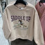 เสื้อฮู้ด สเวตเตอร์ กันหนาว Mickey Saddle up H&M DISNEYLAND PARIS mickey candy เสื้อมิคกี้ เม้าส์ Mickey mouse mickey mouse งาน DISNEYแท้ สีเบจ สำเนา ชมพู