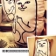 หมอนแมวชูนิ้วกลาง RIPNDIP เนื้อขน สีขาว เนื้อนุ่ม ขนเนียนมากคะ 🔖ขนาด : กว้าง 26* สูง 46*หนา5cm