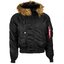 Alpha industries เสื้อแจ็คเก็ต กันหนาว เสื้อflight แต่งขนเฟอร์ แบรนด์ Alpha industries N-2B นุ่มมากค่ะ แบรนด์ ดำ