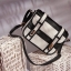 กระเป๋าหนังแบรนด์ดัง อเมริกา PACSUN กระเป๋าสะพายข้างสีขาวดำ size 25x20x8 cm