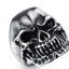 แหวนผู้ชาย แหวนเงิน แหวน เท่ ๆ Stainless Steel 316L แหวน หัวกะโหลก หน้าบุบ หน้าย่น สไตล์ ร็อค พั้งค์ แบบ อาร์ท ๆ แหวนร็อคเกอร์ หายาก 538205