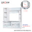 ตู้โชว์ 160 ซม. SH1603A