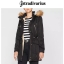 Stradivarius เสื้อฮู้ด เสื้อโค้ทฮูท กันหนาว สีดำ แต่งเฟอร์ แบรนด์ Stradivarius แต่งซับขนอุ่น (ฮู้ด&ขนเฟอร์ถอดได้ทุกชิ้นคะ) สำเนา ดำ