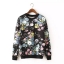 เสื้อวอร์มแขนยาว คอกลม ลายดอกสีสัน สดใส แบรนด์เนม TSZC แท้100% sizeS/M/L