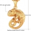 สร้อยคอ สร้อยทอง สร้อยเงิน ห้อยจี้ กิ้งก่า มังกร Chameleon สร้อยคอวัยรุ่น ของขวัญให้แฟน เท่ ๆ สร้อยคอห้อย จี้มังกร 369168