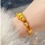 สร้อยข้อมือ มังกรทอง คาบห่วง ฝังเพชร ดีไซน์ สำหรับ ผู้หญิง หัวมังกรทอง คาบห่วง สร้อยข้อมือ มงคลหรูหรา 475238