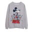 Disney เสื้อสเวตเตอร์ สีเทา สกรีนลายMICKEY งานDISNEY สำเนา เทาอ่อน