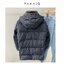 sakazen เสื้อกันหนาว เสื้อฮู้ดขนเป็ด กันหนาว บุนวมอุ่น แบรนด์ taka-Q ( Puffer Jacket ) / 800 fill down jacket ดำ