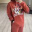 Disney เสื้อกันหนาว เสื้อวอร์มสีส้มอิฐ เสื้อฮู้ด ส้มอิฐ ฮู้ดยาว สกรีน LOONEY TOON งานDISNEY แท้ สำเนา ส้มอิฐ