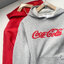 Coca cola เสื้อวอร์มฮู้ด แขนยาว งานปัก coca cola งาน coca cola สำเนา