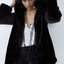 Zara เสื้อเฟอร์กันหนาว หมวกฮู้ด เสื้อขน FLUFFY Coat แบรนด์ Zara ดำ / เบจ
