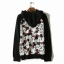 Disney เสื้อฮูดกันหนาว เสื้อสเวตเตอร์แขนยาว screen ลายMICKEY & MINNIE MOUSE แนวๆคะ งานแบรนด์ Disney แท้คะ ts054 ดำ