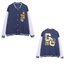 MICKEY baseball jacket SWEATSHIRT สเวตเตอร์ สเวตเชิ้ต แนวเสื้อเบสบอล Mickey สีทูโทน DISNEY มิคกี้ Classic สำเนา ทูโทน