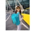 กระเป๋า เป้ กระเป๋าสะพายหลังสีแดง แต่งแถบน้ำตาล สวย เท่ห์ มากคะ