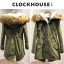 Clockhouse เสื้อโค้ท โค้ทฮูท กันหนาว เสื้อparka ฮูท กันหนาวสีเขียว งาน CLOCKHOUSE แต่งเฟอร์ เฟอร์ สวย ใหญ่ ฟูมากคะ งานสวยพรีเมี่ยมช็อปเลย (ขนอุ่นด้านใน&เฟอร์ ถอดได้ค่ะ) เขียว