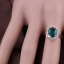 แหวนทอง 18 K มรกตล้อมเพชร CZ สินค้าคุณภาพส่งออก ราคาพิเศษ no 501319