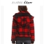 ES style by Etam เสื้อโค้ท กันหนาว ฮู้ด ลายchecked สีแดงดำ แบรนด์ ES Style by ETAM (หมวกฮู้ดถอดได้ค่ะ) แดงดำ